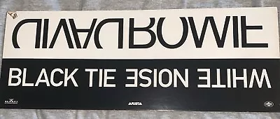 Original David Bowie Promo Display Board Black Tie White Noise. • £30