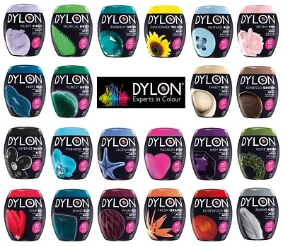 Dylon 350g Machine Dye Pods Fabric Dyes Permanent Textile Cloth Wash Select Col • £9.99