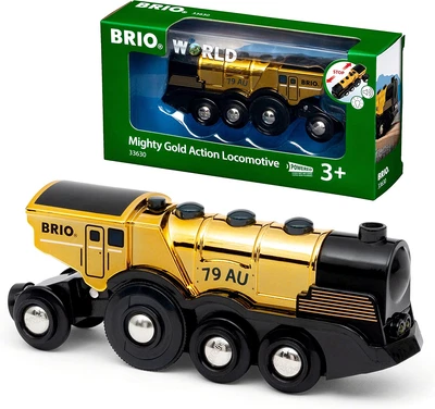 $47.39 • Buy Brio World 33630 Mighty Golden Action Locomotive | Battery Operated Toy Train...