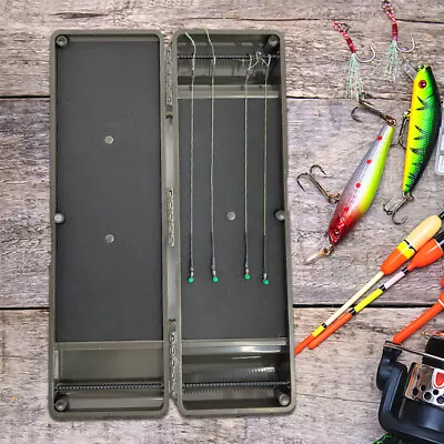 Plastic Carp Fishing Box Lightweight With Pins Fishing Lures Box For Fished Gear • $20.59