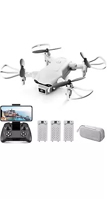 4DRC V9 Mini FPV RC Drone 3D Flips With 1080P HD Camera Toys 3 Batteries • £26.99