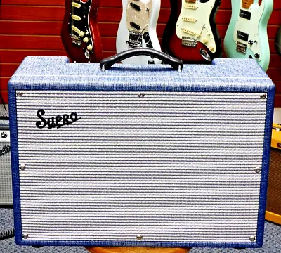 2023 Supro 1968RK Keeley 1x12  25W Tube Combo Amp! NAMM SHOW DISPLAY MODEL! $AVE • $999
