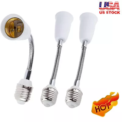 3 E27 Light Socket Extender Adapter E27 To E27Socket Extender Flexible Extender • $9.95