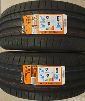 2x New Rotalla/tracmax 245/45 Zr20 Xl 103w Xl Suv/car Tyres 245 45 20 C+b 69db • $246.62