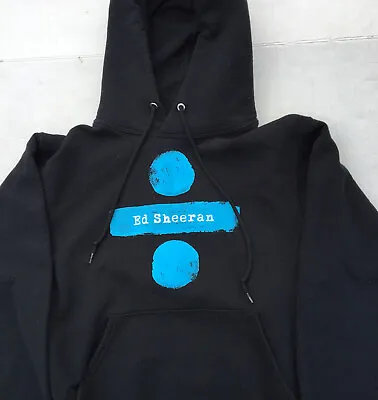 Ed Sheeran Black Divide Tour Kangaroo Pocket Hoodie Sweatshirt Size Small • £14.45