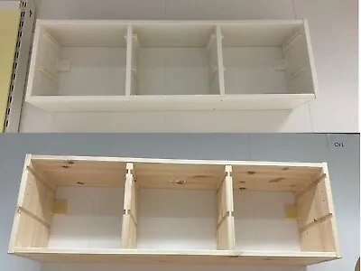 Ikea TROFAST Wall Toys Small Things Storage Unit PineBlackWhite • £26.99