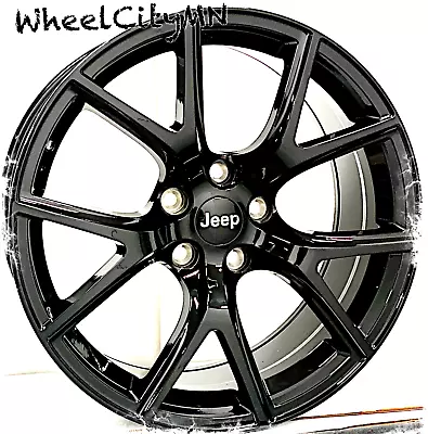 20 X10  Black Jeep Grand Cherokee SRT Track Hawk OE 9173 Replica Wheels 5x127 • $1239.99