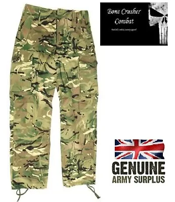 Genuine British Army Windproof MTP Combat Trousers- Various Sizes • £19.99