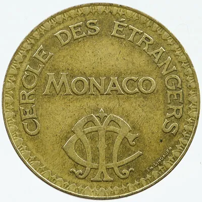 1910-20 MONACO Casino Chip CERCEL DES ENTRANGERS Old 10 Franc Medal Coin I117190 • $278.80