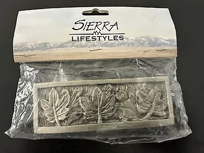 Cabinet Drawer Pull Handle SIERRA LIFESTYLES 4” Cabin Woods Maple Leaf Pewter • $5