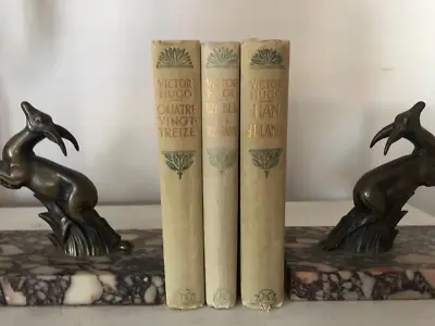 3x Vintage French Decorative Book Bundle - Victor Hugo French Books • £17.95