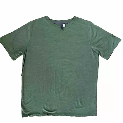 Ibex Wool Shirt Medium Green Casual Sportswear Outdoors Hiking Weightless • $25