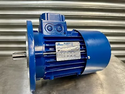 Motovario 0.75kw 4 Pole 3 Phase Motor B5 Flange • £125