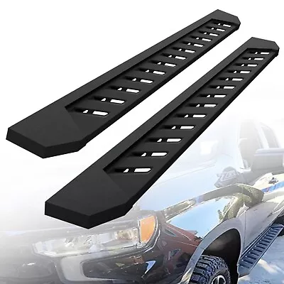 Fit 17-23 Ford F250 F350 Super Crew Cab 7  Black Running Board Step Nerf Bar • $207.99