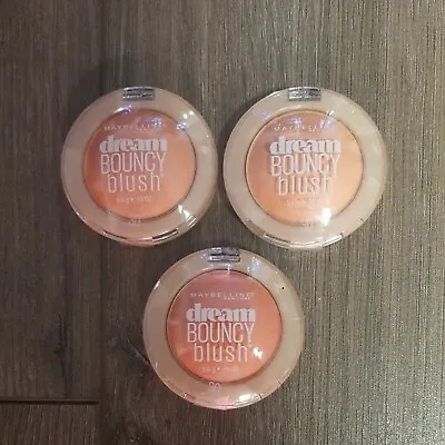 SET OF 3-MAYBELLINE Dream Bouncy Blush- 30 CANDY CORAL NEW SEALED  • $14.99