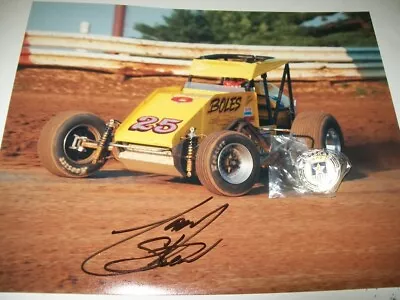 Signed 8x10 Photo 1995 TONY STEWART #25 USAC Silver Crown Car NASCAR Sprint Car • $29.99