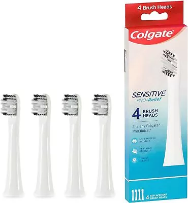 Pack Of 4 Colgate Sensitive Pro Relief Toothbrush Head • $14.95