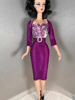 Silk & Vintage Hankie Dress & Bolero Jacket For Silkstone Barbie By Solveig OOAK • $27.25