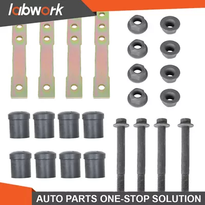 Labwork1-4  Adjustable Rear Shackle Lift Kit For 65-73 Ford Mustang Falcon Comet • $50.99