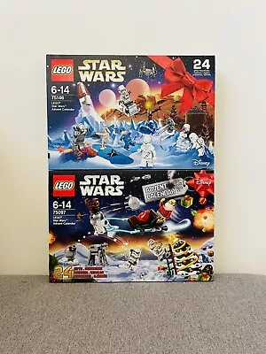 Lego Star Wars 75097+75146 Advent Calendar Two Sets Brand New Factory Sealed  • $229.99