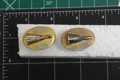 Rare McDonnell Douglas NASA Gemini Capsule Cufflinks • $49.99