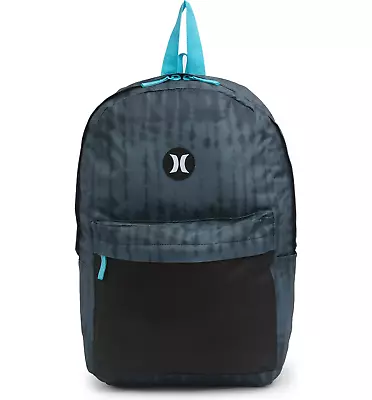 HURLEY Printed Backpack Book School Gym Sport Bag Color Shibori • $19.99