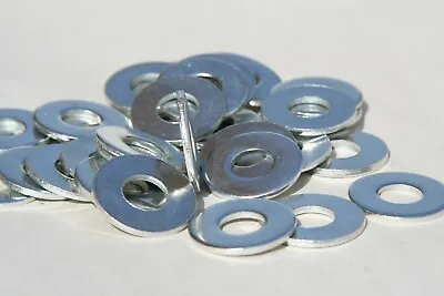 Your Choice  1/4 5/16 3/8   Sae Flat Washers Steel Zinc • $7.33