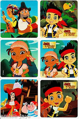 Jake And The Neverland Pirates Stickers X 6 - Favours - Birthday Loot Bag Gifts • £2.23