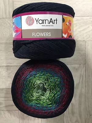 £4.20 • Buy Yarn Art Flowers - Knitting/Crochet Yarn Wool - 2 X 250g Cakes C. 266