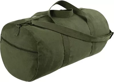 Rothco Canvas Duffle Bag 24  X 12  Camo Army Gym Recreational Travel Shoulder • $29.99