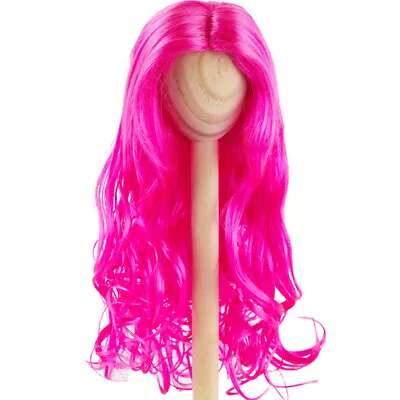 Monique Dark Pink Synthetic Mohair Ginger 7 -8  Doll Wig • $20.99