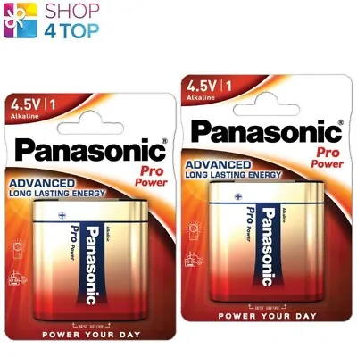 £8 • Buy 2 Panasonic 3lr12 Pro Power Advanced Alkaline Batteries 4.5v Mn1203 1bl New