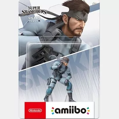 Nintendo Amiibo Snake Super Smash Bros Series Metal Gear Solid Character Japan • $44.88