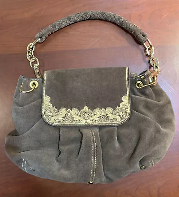 👜  La Gioe Di Toscana Sharon Gioe Italian Handbag 🇮🇹 Embossed Leather • $50