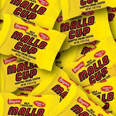 Boyer Mallo Cups - 2.5lbs - Individually-Wrapped Bulk Candy FREE SHIPPING • $31.50