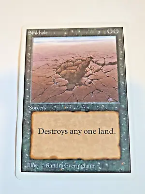 MTG- 3X Sinkhole - Unlimited Edition - LP - Free Shipping And Bonus! • $56.55