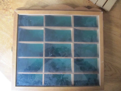 Small Glass-fronted Wall Mounted Display Cabinet • £14.99