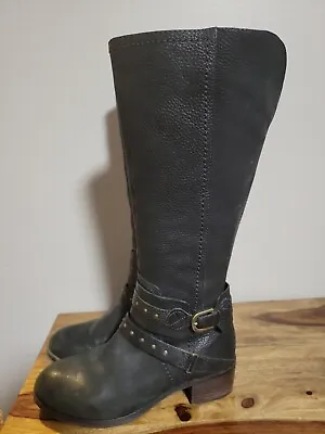 UGG Stivali Donna Black UGG Scarpe Vintage Boot Shoe Women's Sz 6 Used Good Cond • $70