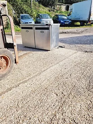 £1280 • Buy Foster Under Counter Double Door Fridge  . Stainless Steel Fridge