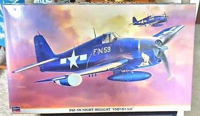 1/32 Hasegawa Grumman F6F-5N Hellcat  VMF(N) - 541  - Night Fighter NIB #08139 • $49