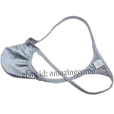 Men Athletic Shiny Micro String Thong Underwear Male Gym Pouch Tangas Mini Pants • $6.92