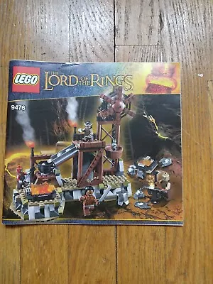 LEGO Lord Of The Rings Instruction Manuals: 9476 Orc Forge • $40