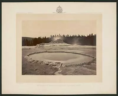 Photo:1872 Crater Of The Castle Geyser / W.H. Jacksonphoto. • $9.99