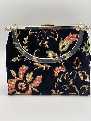 Vintage Lowy And Mund L&M Tapestry Purse Handbag Carpet Retro L And M L & M • $65