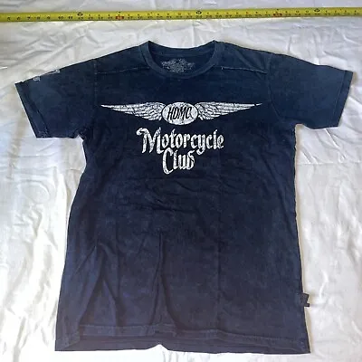 Harley Davidson Motorcycle Club HDMC Black T-Shirt Men’s Medium Graphic • $15.99