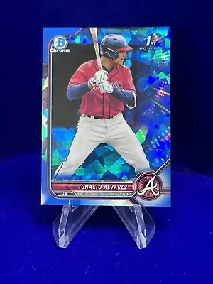 2022 Bowman Draft Sapphire IGNACIO  NACHO  ALVAREZ 1st Bowman BDC-125 - Braves • $2.25