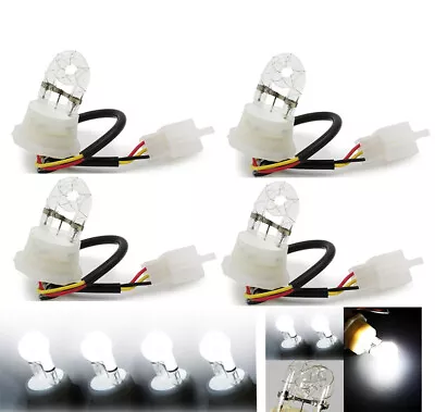 4x White HID Hide-A-Way Flash Strobe Spare Replacement Bulbs Tube Light DC 12V • $22.86