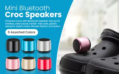 Mini Bluetooth Croc Speaker 6 Colors In Stock Great Wireless Sound. Gift • $12.95