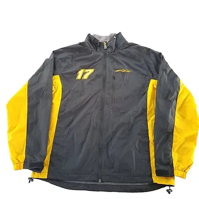Chase DeWalt Matt Kenseth #17 Racing Fleece Lined Jacket Windbreaker Full Zip XL • $33.97