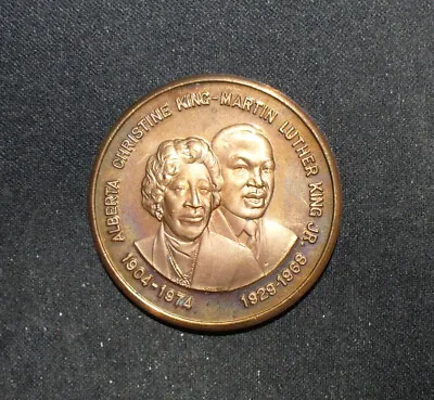 Martin Luther King Promised Land Bronze Token Medal • $10.50